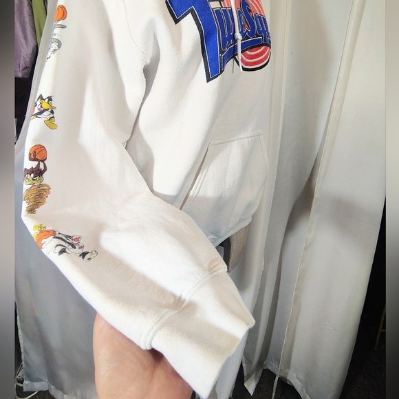 Space Jam Tune Squad Hoodie, Women, White, Character Illustrations, Cotton, S - Picture 6 of 13